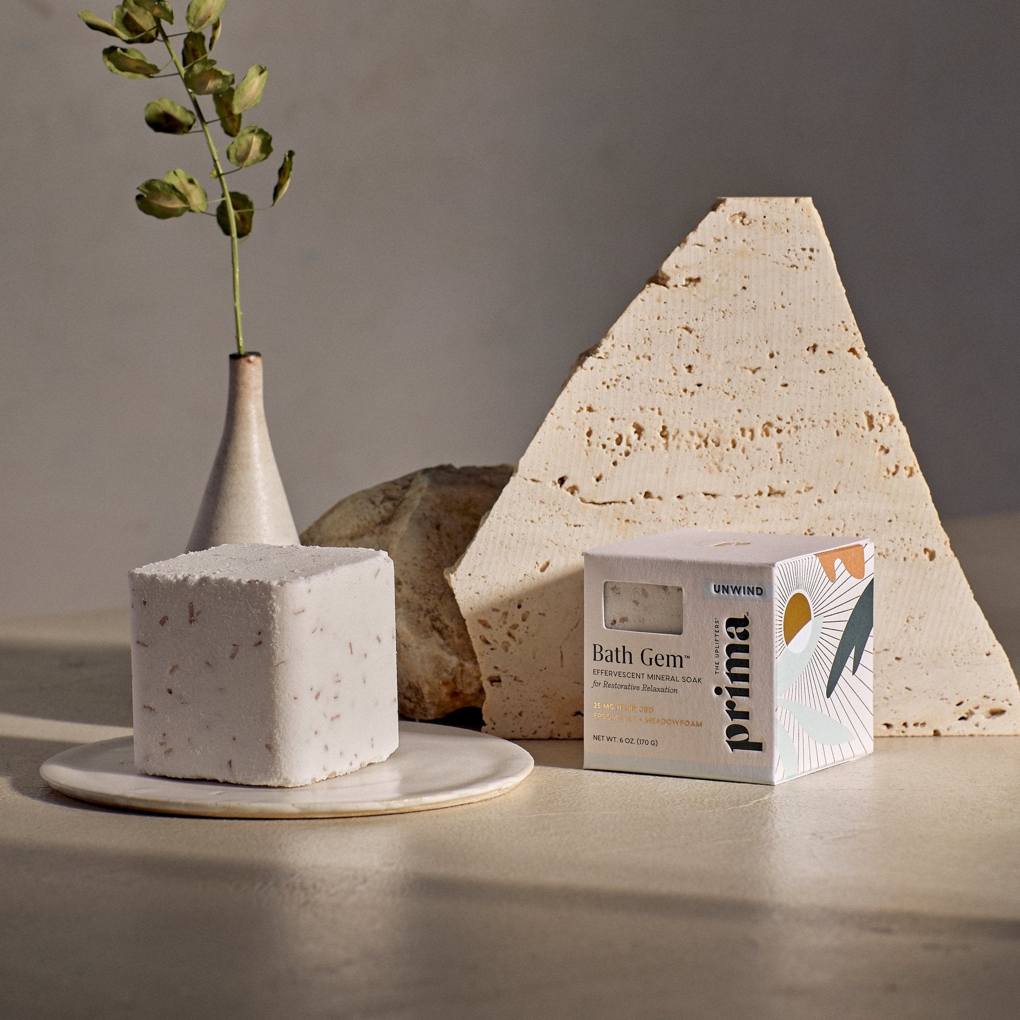 Unwind Bath Gem™ | Moisturizing Bath Soak with Epsom Salt & Magnesium - PrimaPrimaproduct_type